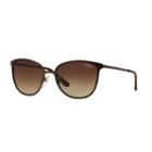 Vogue Vo4002s 55mm In Vogue Round Gradient Sunglasses, Women's, Grey Other