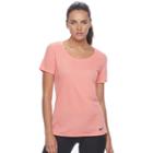 Women's Nike Dry Training Short Sleeve Tee, Size: Large, Dark Pink