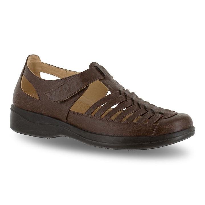 Easy Street Doris Women's Sandals, Size: 9 Wide, Brown