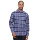 Men's Apt. 9&reg; Premier Flex Slim-fit Stretch Button-down Shirt, Size: Large Slim, Purple