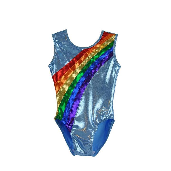 Girls 2-10 Obersee Gymnastics Leotard, Girl's, Size: Large, Blue