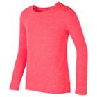 Girls 7-16 New Balance Long Sleeve Performance Top, Size: 16, Med Orange