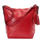 Donna Bella Olivia Soft Leather Tote, Women's, Red
