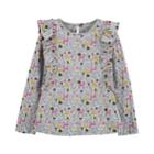 Girls 4-12 Carter's Animal-print Ruffled Top, Size: 4-5, Print