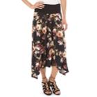 Women's Apt. 9&reg; Handkerchief-hem Skirt, Size: Xs, Wine Blush Floral