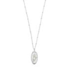 Lc Lauren Conrad Caged Simulated Pearl Pendant Necklace, Women's, White