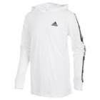 Boys 8-20 Adidas Hooded Graphic Tee, Size: Small, White