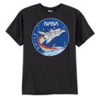 Boys 8-20 Nasa Logo Tee, Size: Medium, Black