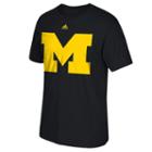Men's Adidas Michigan Wolverines Huge Logo Tee, Size: Medium, Oxford