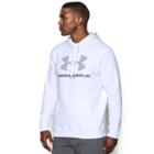 Men's Under Armour Rival Graphic Hoodie, Size: Small, White