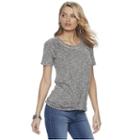 Women's Juicy Couture Embellished Twist Top, Size: Medium, Grey