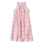 Girls 4-8 Sonoma Goods For Life&trade; Floral Sleeveless Dress, Girl's, Size: 6x, White Oth