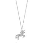 Lc Lauren Conrad Runway Collection Unicorn Pendant Necklace, Women's, Silver