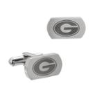 Fiora Stainless Steel Georgia Bulldogs Cuff Links, Men's, Grey