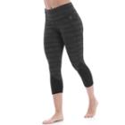 Women's Balance Collection Geneva Capri Leggings, Size: Xl, Black