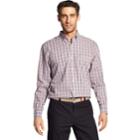 Men's Izod Premium Essentials Classic-fit Plaid Stretch Button-down Shirt, Size: Xxl, Brt Orange