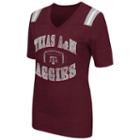 Women's Campus Heritage Texas A & M Aggies Distressed Artistic Tee, Size: Large, Med Red