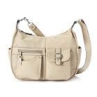 Rosetti Riveting Seams Convertible Hobo Bag, Women's, White Oth