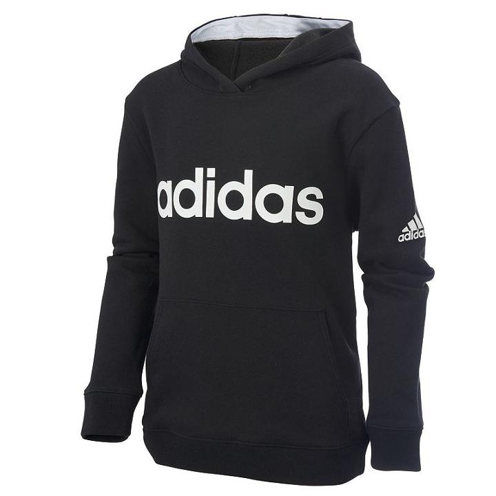 Boys 8-20 Adidas Athletics Pullover Hoodie, Size: Xl, Black