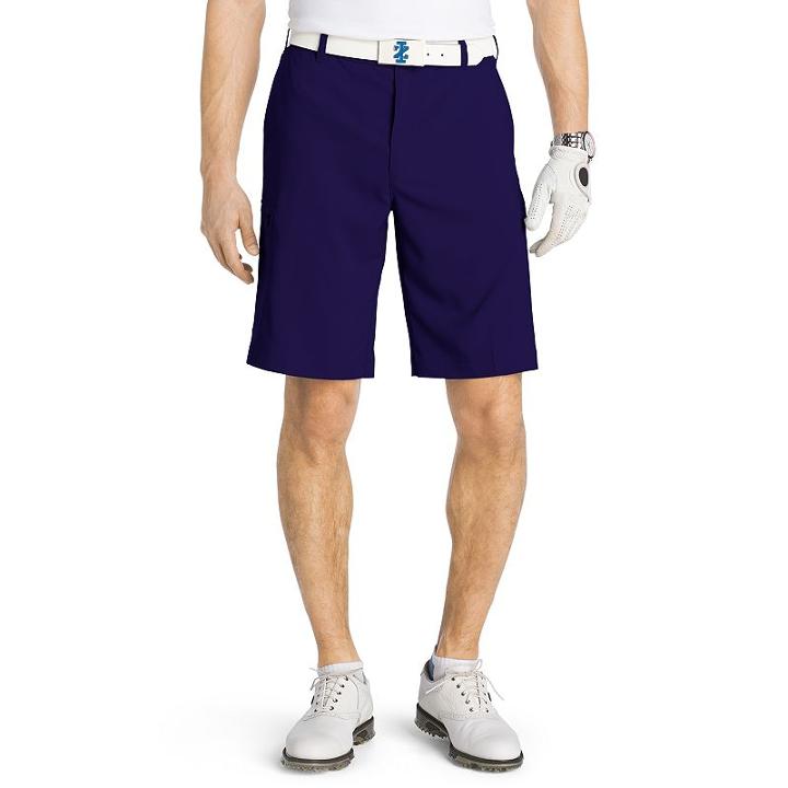 Men's Izod Classic-fit Stretch Performance Cargo Golf Shorts, Size: 30, Dark Blue