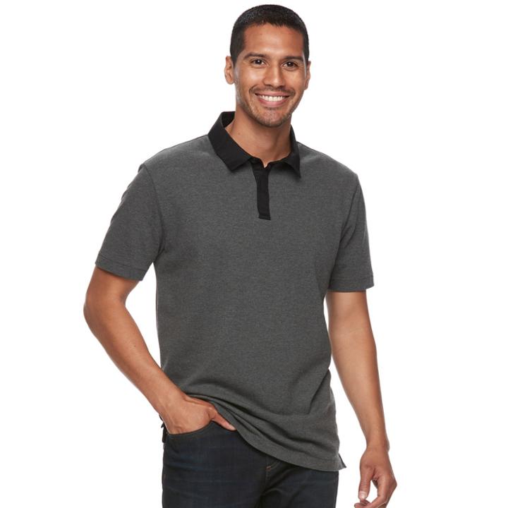 Men's Apt. 9&reg; Flex Stretch Pique Polo, Size: Xxl, Dark Blue