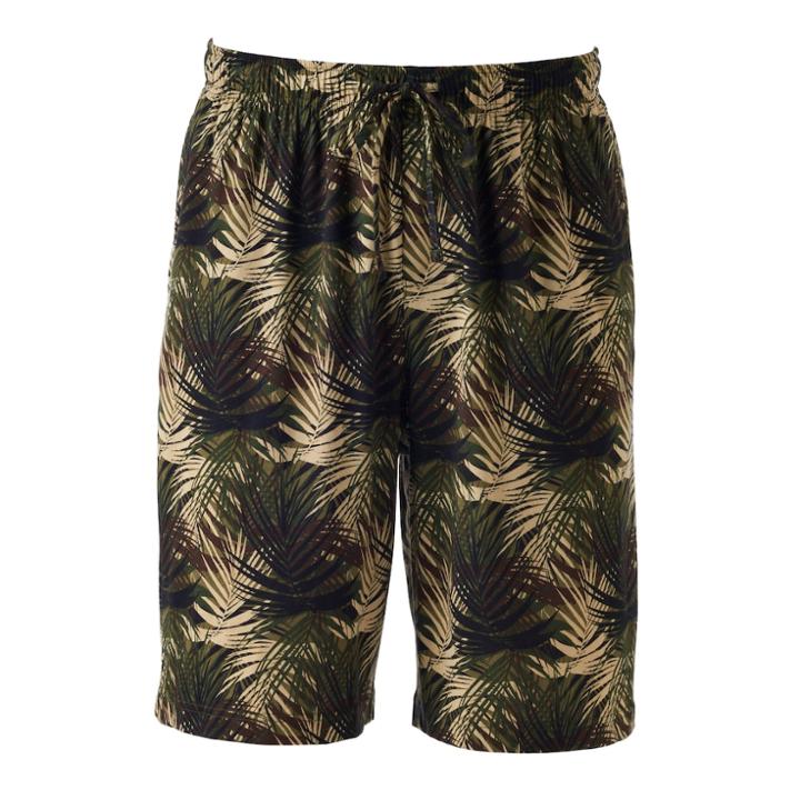Men's Croft & Barrow&reg; True Comfort Sleep Shorts, Size: Xl, Green