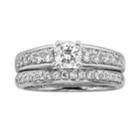 Igl Certified Diamond Engagement Ring Set In 14k White Gold (1 1/4 Ct. T.w.), Women's, Size: 7