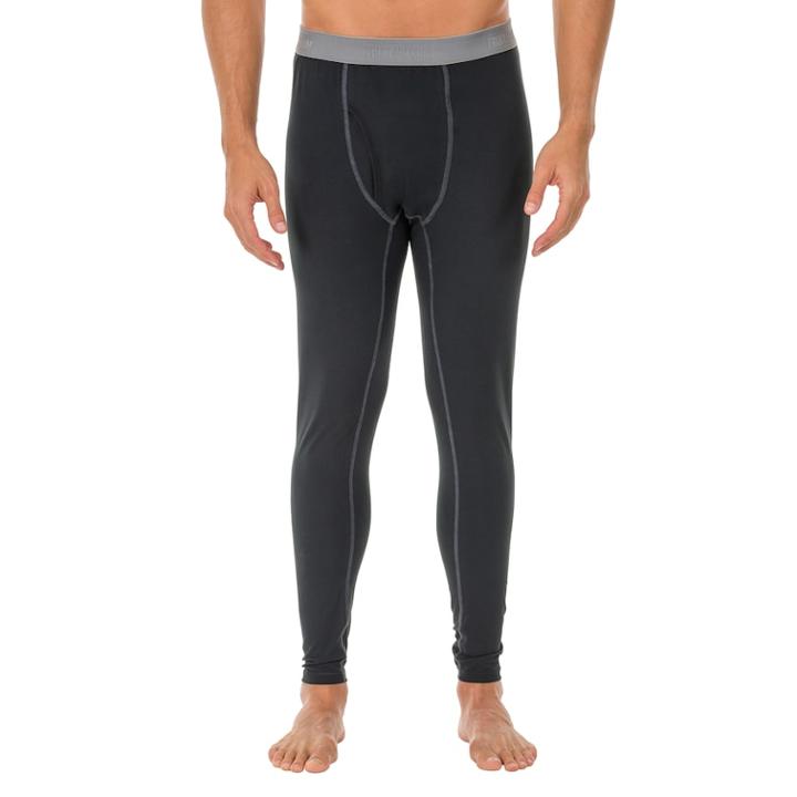 Big & Tall Men's Fruit Of The Loom Signature Performance L2 Thermal Base Layer Pants, Size: M Tall, Black