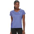 Women's Nike Dry Miler Mesh Running Top, Size: Large, Med Purple