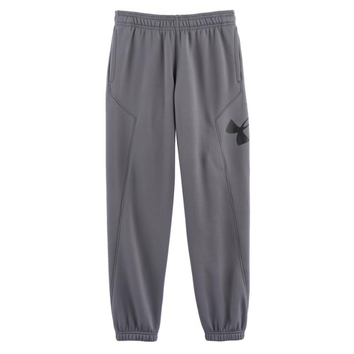 Boys 8-20 Under Armour Fleece Jogger Pants, Size: Small, Silver