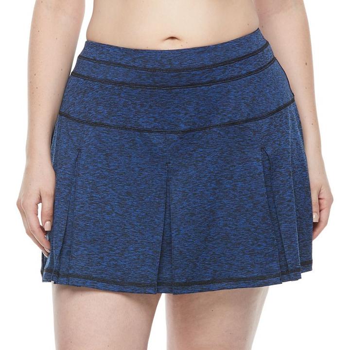Plus Size Tek Gear&reg; Pleated Performance Skort, Women's, Size: 3xl, Med Purple