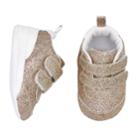 Baby Girl Carter's Glitter Sneaker Crib Shoes, Size: 0-3 Months, Multicolor