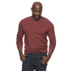 Big & Tall Men's Sonoma Goods For Life&trade; Modern-fit Flexwear Tee, Size: 3xl Tall, Med Red