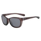 Nike Gaze 2 Ev0836sl 58mm Cat Eye Sunglasses, Women's, Beig/green (beig/khaki)