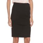 Women's Elle&trade; Pull-on Pencil Skirt, Size: Small, Black