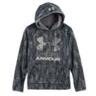 Boys 8-20 Under Armour Big Logo Fleece Pull-over Hoodie, Size: Xl, Black