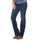 Maternity A:glow Full Belly Panel Bootcut Jeans, Women's, Size: 6-mat, Dark Blue