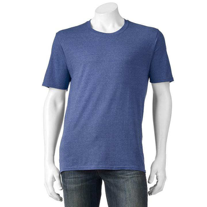 Men's Fruit Of The Loom Signature Breathable Crewneck Tees, Size: Xl, Dark Blue