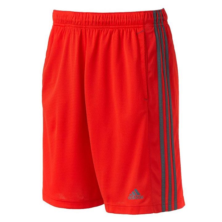Big & Tall Adidas Essential Climalite Performance Shorts, Men's, Size: Xxl Tall, Med Red