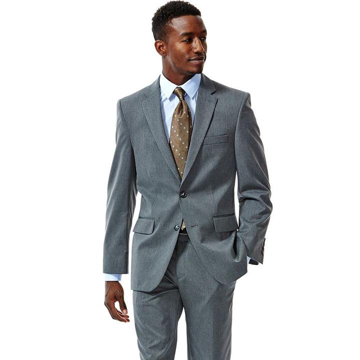 Men's Haggar&reg; Straight-fit Suit Jacket, Size: 40 - Regular, Dark Grey