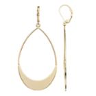 Simply Vera Vera Wang Flat Teardrop Earrings, Women's, Gold