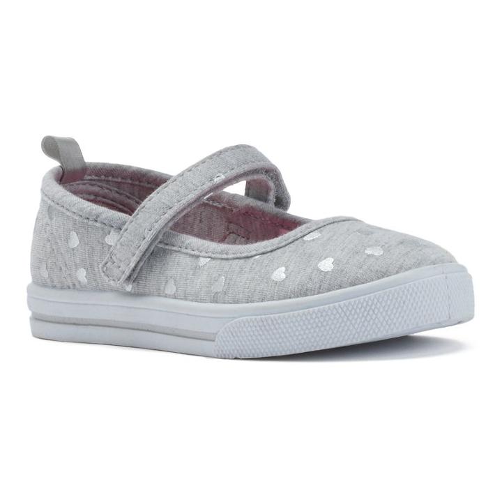 Carter's Victoria 5 Toddler Girls' Mary Jane Shoes, Girl's, Size: 8 T, Dark Grey