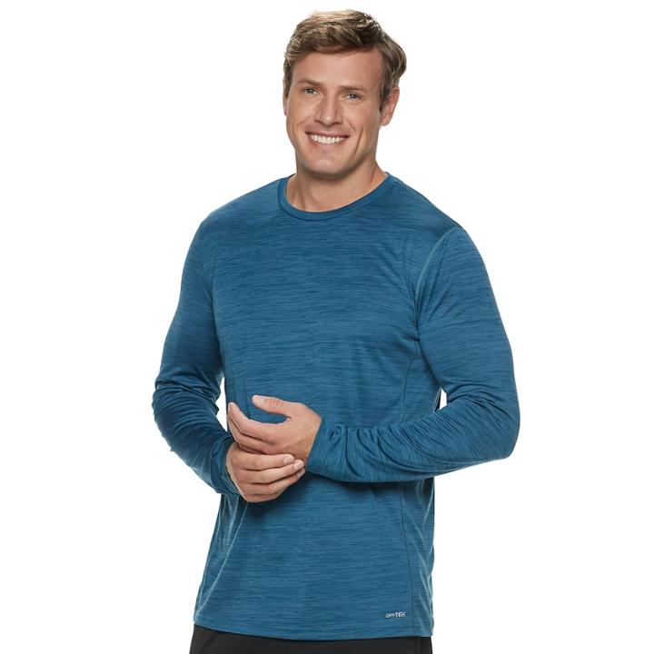 Big & Tall Tek Gear&reg; Dry Tek Regular-fit Performance Tee, Men's, Size: Xxl Tall, Dark Blue