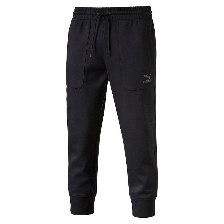 Men's Puma Evo 3/4 Sweatpants, Size: Xxl, Black