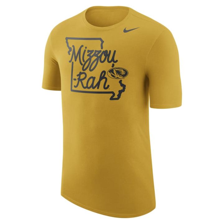 Men's Nike Missouri Tigers Local Elements Tee, Size: Xxl, Gold