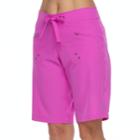 Women's Free Country Bermuda Swim Short, Size: Medium, Med Red