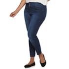 Juniors' Plus Size Almost Famous High-waisted Skinny Jeans, Teens, Size: 18, White