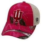 Adult Top Of The World Indiana Hoosiers Doe Camo Adjustable Cap, Women's, Med Pink