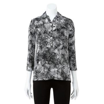Dana Buchman Snakeskin Shirt - Women's