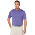 Men's Grand Slam Classic-fit Patterned Driflow Performance Golf Polo, Size: 3xb, Purple Oth